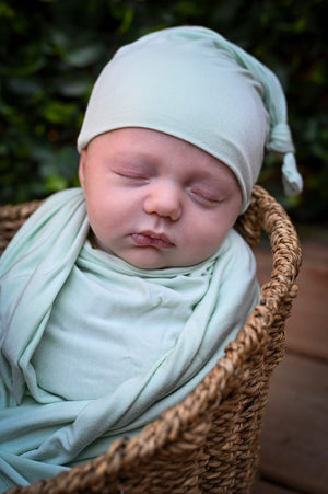 Mint Green Newborn Essential Bundle (Hat)