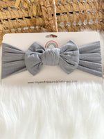Grey knot Headband