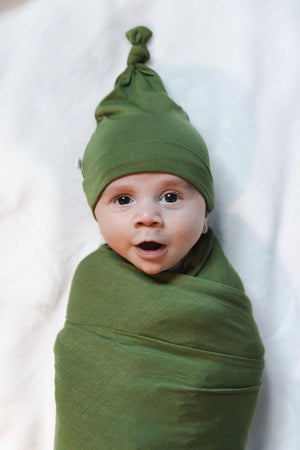 Swaddle Blanket - Olive Green