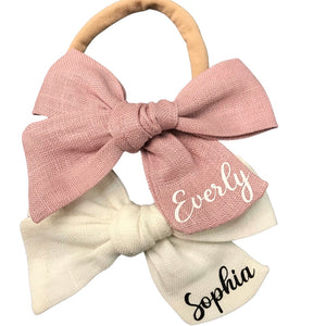 Personalized Bow - White