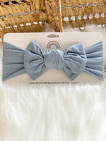 Blue knot headband